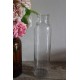 Flacon ancien Verre transparent fin bulles vase