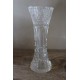 Vase Soliflore verre ancien ciselé 