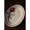 Plat ovale Art Deco Sobral Digoin Sarreguemines