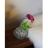 Pique fleurs rond 19 soliflores vintage