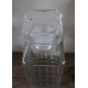 Carafe verre whisky années 80 Rectangles