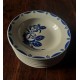 Un lot 12 assiettes creuses roses Bleu Bastia Sarreguemines Art Deco