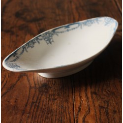 Plat Ravier Terre de Fer Bleu Sarreguemines Vaucluse