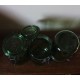 Lot 3 bocaux l'idéale verre vert 1 L