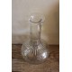 Carafe col cannelé ventre décors vase