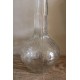 Carafe col cannelé ventre décors vase