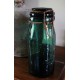 Bocal La Lorraine Chardon verre vert 1 L