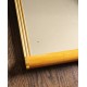 Grand plateau miroir bois rectangle dorure vintage