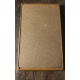 Grand plateau miroir bois rectangle dorure vintage