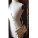 Sac à main vintage osier tressé bandoulière