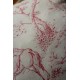 Paire Coussins Toile de Jouy rose ancienne