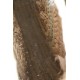 Sac osier souple Cabas rond palmier anse cuir