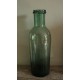 Grand Flacon Bouteille Verre Vert Vase