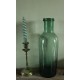 Grand Flacon Bouteille Verre Vert Vase