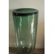 Grand Flacon Bouteille Verre Vert Vase