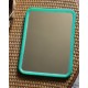 Miroir barbier vintage plastique vert