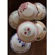 6 assiettes creuses dépareillé Bourgogne Marjolaine Digoin Sarreguemines Badonviller