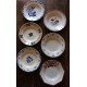 6 assiettes creuses dépareillé Bourgogne Marjolaine Digoin Sarreguemines Badonviller