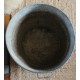 Bassine zinc ronde haute jardin