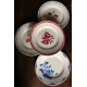Un lot de 4 grands plats ronds assiettes dépareillé Digoin Sarreguemines