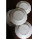 Un lot de 4 grands plats ronds assiettes dépareillé Digoin Sarreguemines