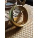 Bracelet laiton manchette vintage