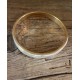 Bracelet vintage cercle laiton trois rangs de nacre