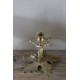 Bougeoir en Laiton Base Feuille Platane
