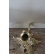 Bougeoir en Laiton Base Feuille Platane