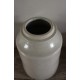 Vase Pot en grès vernissé grège vintage