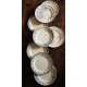 Un lot de 8 assiettes Plates Terre de Fer bleu Marcel Alésia Exotique Longchamp