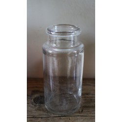 Vase Flacon ancien conservation verre transparent