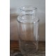 Vase Flacon ancien conservation verre transparent