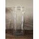 Vase grand flacon ancien verre transparent