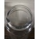 Vase grand flacon ancien verre transparent