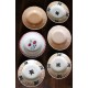 Lot 6 assiettes creuses dépareillé Roscoff Badonviller Marjolaine Digoin Sarreguemines