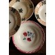Lot 6 assiettes creuses dépareillé Roscoff Badonviller Marjolaine Digoin Sarreguemines