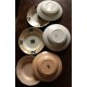 Lot 6 assiettes creuses dépareillé Roscoff Badonviller Marjolaine Digoin Sarreguemines