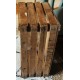 Grande caisse bois Lettres noires Rangement Appoint