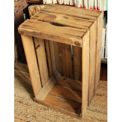 Caisse en bois ancienne rangement étagère