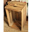Caisse en bois ancienne rangement étagère