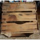 Caisse en bois ancienne rangement étagère