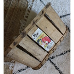 Ancien Cageot lattes bois Maroc Ougar 900 gr