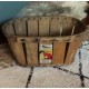 Ancien Cageot lattes bois Maroc Ougar 900 gr