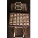 Valise en osier vintage