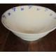Saladier bleu Fleurs Digoin Art Deco