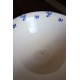 Saladier bleu Fleurs Digoin Art Deco