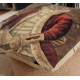 Housse de coussin Tapisserie Velours Chat Bourgeois