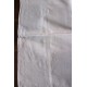 Paire Serviettes de table anciennes lin blanc Monogrammes G D