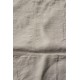 Paire Serviettes de table anciennes lin blanc Monogrammes G D
